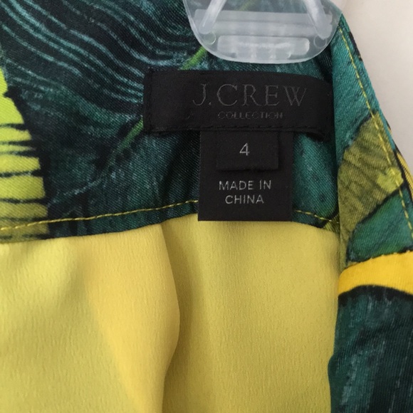 J. Crew crossover skirt in palm leaf - Picture 11 of 12
